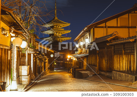 亞坎塔和夜間城市景觀 109100303