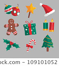 set of different christmasicons 109101052
