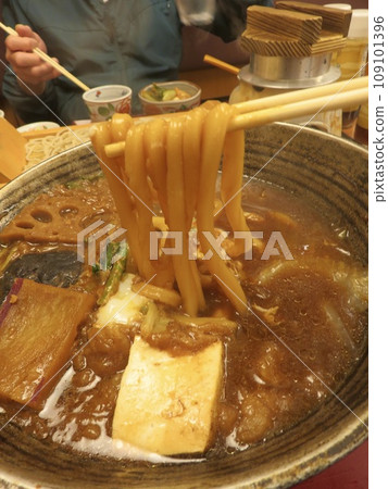 Flavorful stewed udon Flavorful stewed udon 109101396