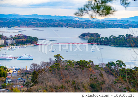 Japan's Three Views Matsushima Sunrise Morning View Matsushima Town, Miyagi Prefecture Japan's Three Views Matsushima Sunrise Morning View Matsushima Town, Miyagi Prefecture 109103125