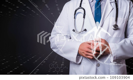 DNA和全球背景下的先進醫療和遠程醫療形象 使用先進技術和人類希望的新治療方法 DNA和全球背景下的先進醫療和遠程醫療形象 使用先進技術和人類希望的新治療方法 109103904