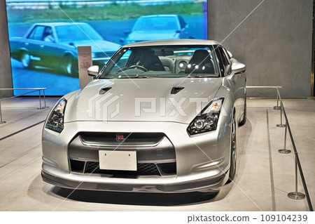 Nissan GTR in showroom 109104239