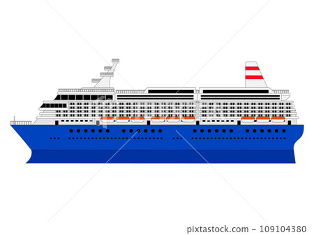 豪華遊輪離開港口 109104380