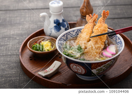 蝦天婦羅蕎麥麵 109104406