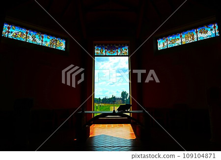 Lithuania, Hill of Crosses Monastery Lithuania, Hill of Crosses Monastery 109104871