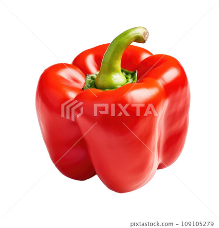 Juicy Red Sweet Pepper Juicy Red Sweet Pepper 109105279