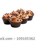 Chocolate Chip Muffins 109105362