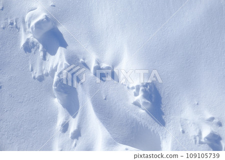 Wind and snow patterns on the Otsu coast in midwinter, Hokkaido Wind and snow patterns on the Otsu coast in midwinter, Hokkaido 109105739