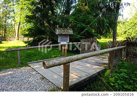 Bridge at Skansen Open Air Museum, Zakopane, Poland 109105816