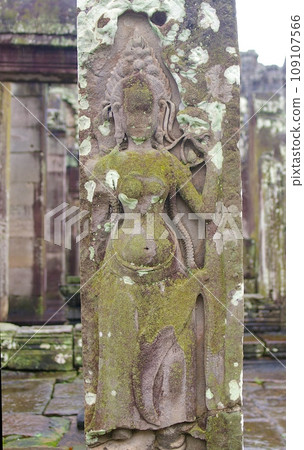 Angkor Wat, a world heritage site, has a relief of the dancers of Angkor Thom. Angkor Wat, a world heritage site, has a relief of the dancers of Angkor Thom. 109107566