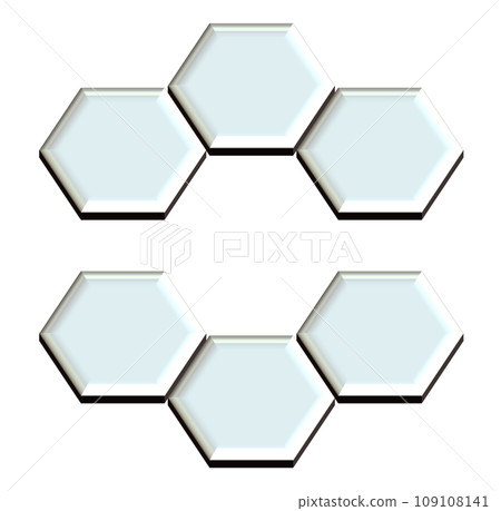 3DCG“六角形磁磚” 3DCG“六角形磁磚” 109108141