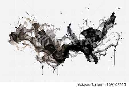 AI影像墨跡潑墨素材設計 109108325