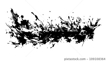 AI image ink splatter ink material design 109108364
