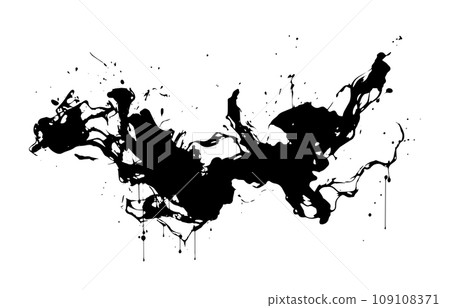 AI影像墨跡潑墨素材設計 AI影像墨跡潑墨素材設計 109108371