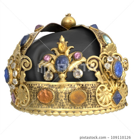 King Crown isolated on white background 109110126