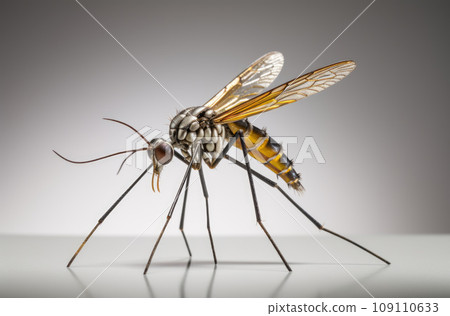 Mosquito isolated on white background 109110633