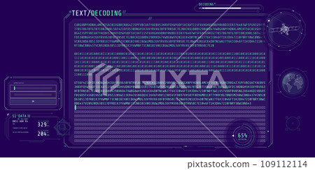 Design of a software interface for text decoding. Design of a software interface for text decoding. 109112114