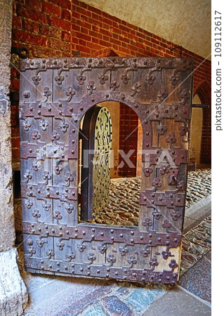 Iron gate of Malbork Castle, Poland 109112617