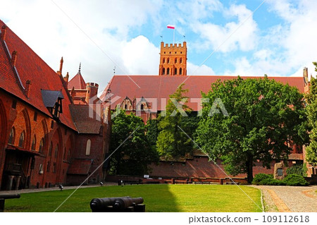 Courtyard of Malbork Castle, Poland 109112618