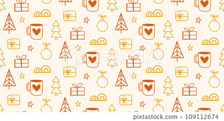 Christmas Vector Seamless Pattern Background Christmas Vector Seamless Pattern Background 109112674