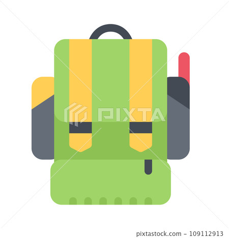 design vector image icons soldier's backpack 109112913