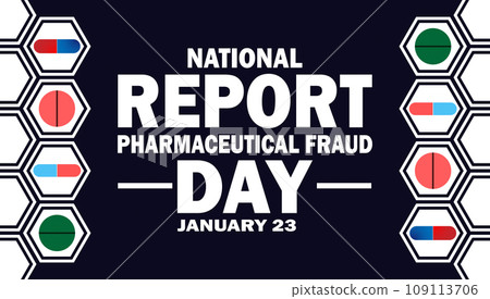 National Report Pharmaceutical Fraud Day Vector illustration National Report Pharmaceutical Fraud Day Vector illustration 109113706