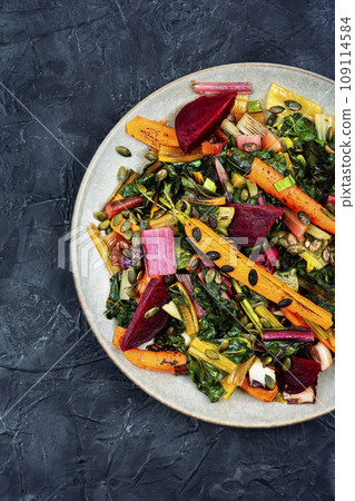 Stewed vegetables and herbs. Stewed vegetables and herbs. 109114584