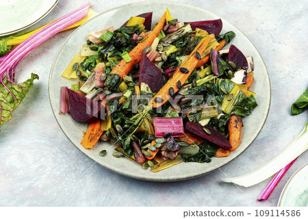Stewed vegetables and herbs. Stewed vegetables and herbs. 109114586