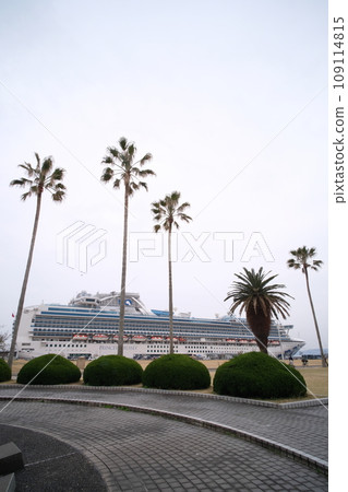 Passenger ship Diamond Princess Beppu International Tourist Port Passenger ship Diamond Princess Beppu International Tourist Port 109114815
