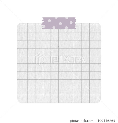 Cute blank square paper note digital planner sticky note banner to do list or memo message notepads paper sheet notepaper pastel purple for goodnote 109116865