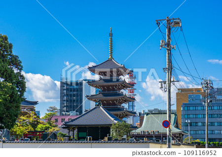 Koshoji Temple five-storied pagoda in Miyagino Ward, Sendai City, Miyagi Prefecture Koshoji Temple five-storied pagoda in Miyagino Ward, Sendai City, Miyagi Prefecture 109116952