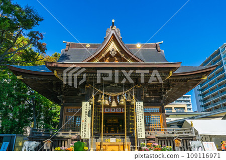 Kozuoka Tenmangu Shrine Worship Hall in Miyagino Ward, Sendai City, Miyagi Prefecture Kozuoka Tenmangu Shrine Worship Hall in Miyagino Ward, Sendai City, Miyagi Prefecture 109116971