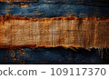 Textural background, old fabric of coarse-grained weave of threads. 109117370