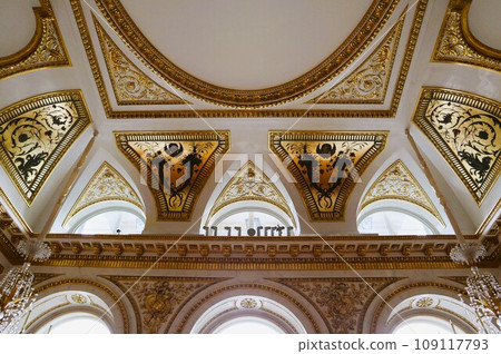 Ceiling decoration of Lazienki Palace, Warsaw Ceiling decoration of Lazienki Palace, Warsaw 109117793