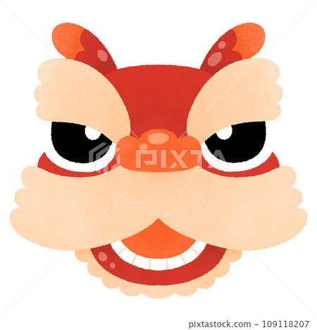 Year of Dragon baby lion dance cute watercolor for Chinese New Year,Happy New Year,Lunar New Year Festival Year of Dragon baby lion dance cute watercolor for Chinese New Year,Happy New Year,Lunar New Year Festival 109118207