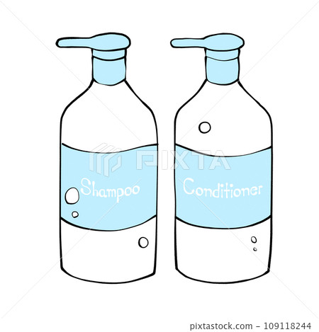 洗髮精和護髮素插畫 洗髮精和護髮素插畫 109118244