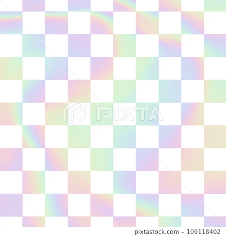 checkered checker chess pattern hologram retro groovy y2k psychedelic checkerboard Funky hippie 109118402