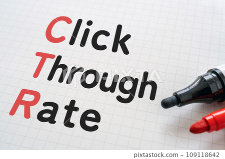 Image of CTR (Click Through Rate) Image of CTR (Click Through Rate) 109118642