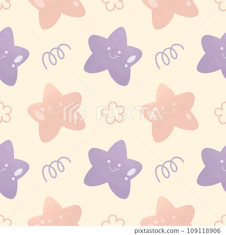 cute star doodle watercolor pastel colour Seamless pattern for baby shower nursery birthday Happy child background backdrop wallpaper cute star doodle watercolor pastel colour Seamless pattern for baby shower nursery birthday Happy child background backdrop wallpaper 109118906