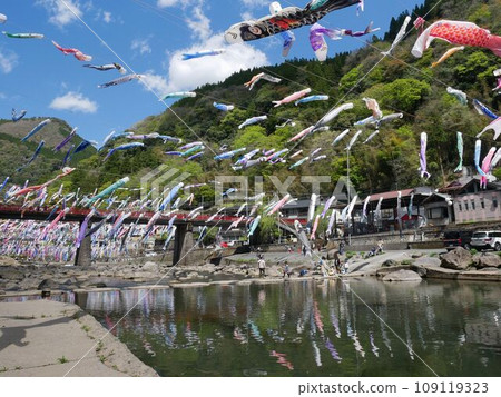 熊本縣杖立溫泉鯉魚旗節 109119323
