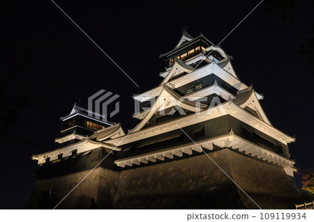 熊本城堡夜景 熊本城堡夜景 109119934
