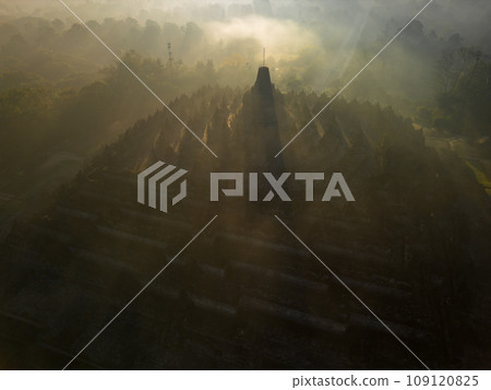 Borobudur is the largest Buddhist temple in the world. Java, Indonesia  109120825