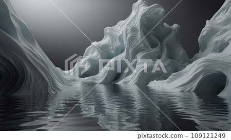 Frozen streams of water Frozen streams of water 109121249