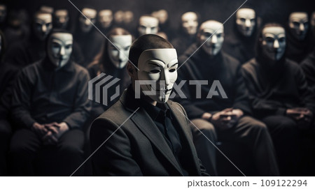 Anonymous with not identified by name of unknown name, unnamed, nameless, incognito concept 109122294