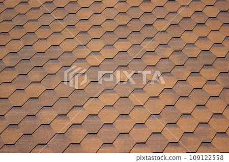 Texture flexible roofing tile, hexagonal material Texture flexible roofing tile, hexagonal material 109122558