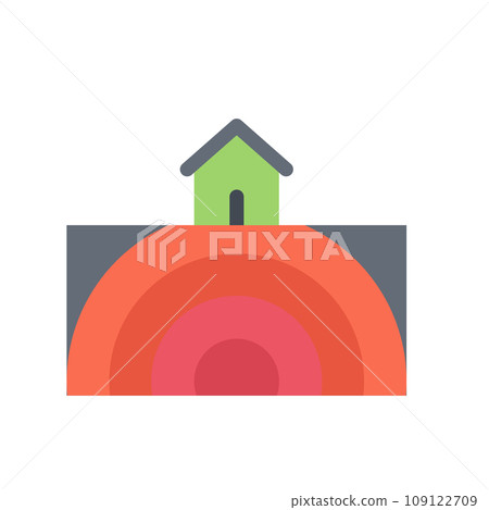 design vector image icons earthquake 109122709