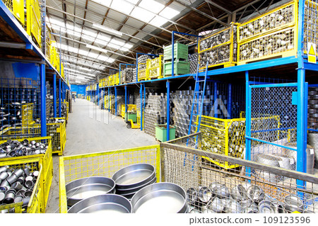 Metal warehouse Metal warehouse 109123596
