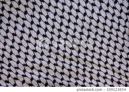 Arabic traditional wearing on head called hattah and shamgh 109123654