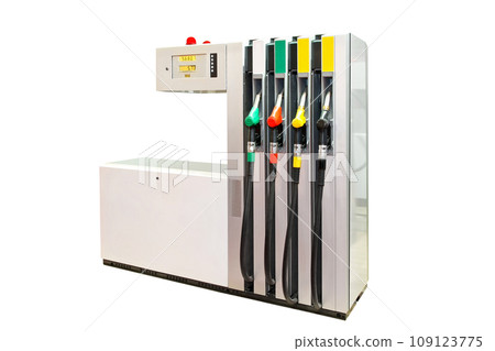 Gas pump isolated 109123775
