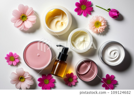 A set of handmade natural cosmetics. 109124682